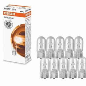 Osram 2825 W5W T10 Dipsiz 12V 5W 10 Adet Far Ampülü