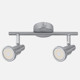 Osram 3 W Ledli 2 Adet Gümüş Yuvarlak Sıvaüstü Spot