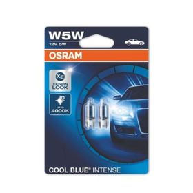 Osram 3700k W5 W 12 V 5 W 2 Adet Cool Blue İntense T10 Dipsiz Ampül