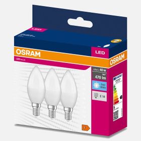 Osram 4.9 W Beyaz Mum E14 Duy 3'lü Led Ampul