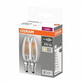 Osram 40 4W/470Lm E14 Nd Pk2 Base Clb Fıl Led