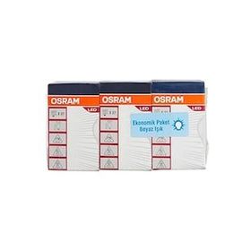 Osram 470 LM E27 Beyaz Işık 3'lü Led Ampul