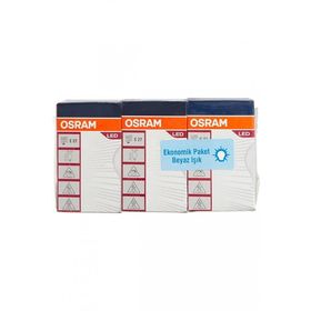 Osram 470 LM E27 Beyaz Işık 3'lü Led Ampul