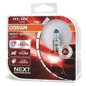 Osram 64150nl-%150 Daha Fazla Işık Night Breaker Laser H1 Ampul