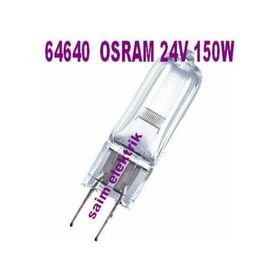Osram 64640 150 Watt 24 Volt GY6.35 Duy Yüksek Basınçlı Kapsül Halojen Ampul