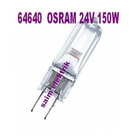 Osram 64640 150 Watt 24 Volt GY6.35 Duy Yüksek Basınçlı Kapsül Halojen Ampul