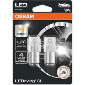Osram 7528DYP.02B LEDriving SL 2'li Paket Çift Duy Sarı 1016 Led Stop Ampulü