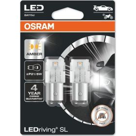 Osram 7528DYP.02B LEDriving SL 2'li Paket Çift Duy Sarı 1016 Led Stop Ampulü