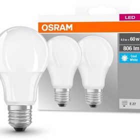 Osram A60 E-27 Led Base Classic 8.5W Filaman Sarı Işık Ampul 2'li Paket