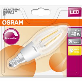 Osram B40 Led Klasik Şeffaf Ampul