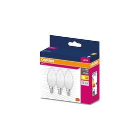 Osram B404 E-14 Led Value Classic 4.9W Sarı Işık Duy 3'lü Mum Ampul