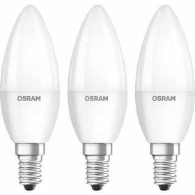 Osram B404 E-14 Led Value Classic 4.9W Sarı Işık Duy 3'lü Mum Ampul