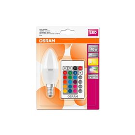 Osram CLB40 REM 5.5 W Uzaktan Kumandalı RGB Sarı Mum E14 Duy Led Ampul