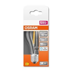 Osram Filament E27 A60 6,5W/65K Şeffaf Ampül