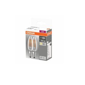 Osram Led Base Clb Fıl 40 4W 470Lm E14 Nd 2'li Ampul