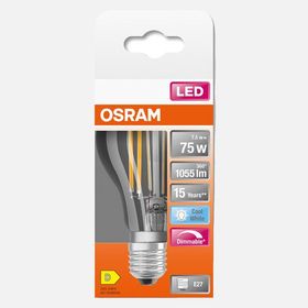 Osram LEDSCLA75D FIL E 7.5 W Beyaz 4000K Dimmerli E27 Led Ampul