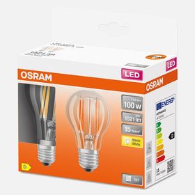 Osram SCLA100 11 Watt 827 230 Volt FIL E27 2'li Led Ampul