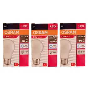 Osram Value 470LM 4'lü 4,9W Sarı Işık E-27 LED Ampul
