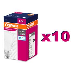 Osram Value 806LM E27 8.5W 10'lu Beyaz Işık Led Ampul
