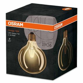 Osram Vintage 1906 Led Globe 15x20x10 cm Sarı Cam Ampül