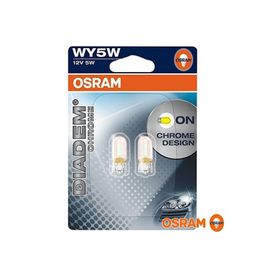Osram WY5W 12V 5W 2 Adet Ampul Diadem Chrome T10 Dipsiz Ampul