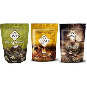Osso 3lü Set Osmanlı Dibek Menengiç Kahvesi