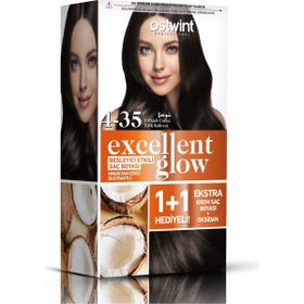 Ostwint Excellent Glow No.4.35 Türk Kahvesi 2 Adet Saç Boyası