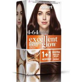 Ostwint Excellent Glow No.4.64 Kestane Kızıl Bakır 2 Adet Saç Boyası