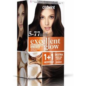 Ostwint Excellent Glow No.5.77 Mocha Kahve 2 Adet Saç Boyası