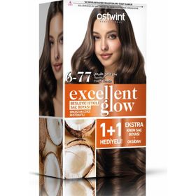 Ostwint Excellent Glow No.6.77 Fındık Kabuğu 2 Adet Saç Boyası
