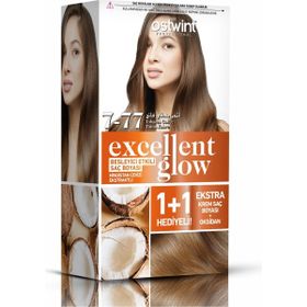 Ostwint Excellent Glow No.7.77 Tütün Kahve 2 Adet Saç Boyası