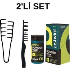 Ostwint Powder Wax Yeşil 20 ml Saç Pudrası + Geiş Aralık Wax Tarak