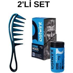 Ostwint Powder Wax Yeşil 20 ml Saç Pudrası + Geiş Aralık Wax Tarak