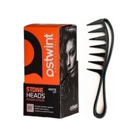 Ostwint Powder Wax Yeşil 20 ml Saç Pudrası + Geiş Aralık Wax Tarak
