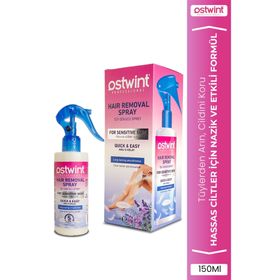 Ostwint Professional 150 ml Hassas Ciltler İçin Tüy Dökücü Sprey
