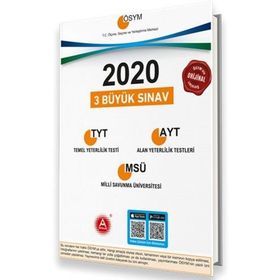 ÖSYM 2020 TYT AYT MSÜ Video Çözümlü Tıpkı Basım Orijinal Çıkmış Sorular-A Yayınları