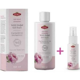 Otacı %100 Doğal Gül Suyu Tonik 150 ml ve Doğal 50 ml Gül Suyu Yüz Spreyi