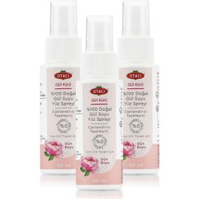 Otacı %100 Doğal Gülsuyu 50 ml Gül Kürü Yüz Spreyi