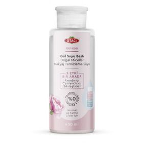 Otacı 400 ml Gül Kürü Gül Suyu Bazlı Doğal Micellar Makyaj Temizleme Suyu