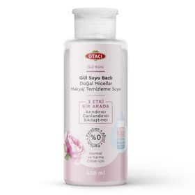 Otacı 400 ml Gül Kürü Gül Suyu Bazlı Doğal Micellar Makyaj Temizleme Suyu