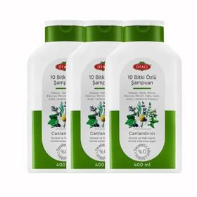 Otacı Bitkisel Serisi 3x400 ml Şampuan