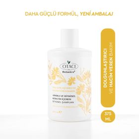 Otacı Botanics 375 ml Bitkisel Keratin ve Arnika Dolgunluk ve Hacim Veren Bitkisel Bakım Şampuanı