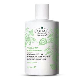 Otacı Botanics 375 ml Isırgan Otu ve Salisilik Asit Yağlanma Karşıtı Bitkisel Bakım Şampuanı