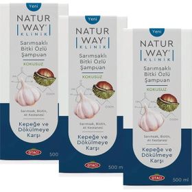 Otacı Naturway Klinik 3x500 ml Kepek Sarımsaklı Şampuan