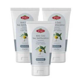 Otacı Orta ve Sert Bitkisel 3x150 ml Saç Şekillendirici