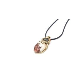 Otantik Doğal Labradorit Jasper 002 Kolye Ucu
