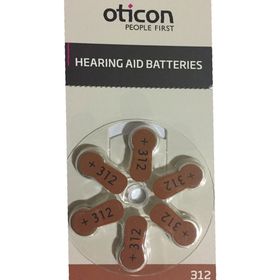 Oticon 312 Numara 6 Adet İşitme Cihazı Pili