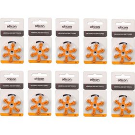 Oticon 6'lı 10 Adet İşitme Cihazı Pili