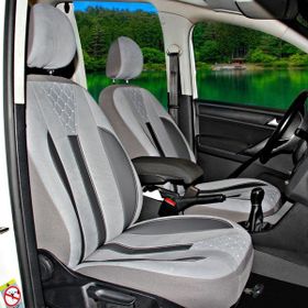Oto Pandami Fiat Fiorino Combi Mix 2008+ Uyumlu Gri Ticari Tay Tüyü Koltuk Kılıfı