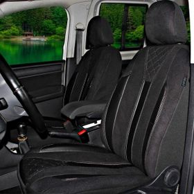 Oto Pandami Fiat Fiorino Combi Mix 2008+ Uyumlu Siyah Ticari Tay Tüyü Koltuk Kılıfı